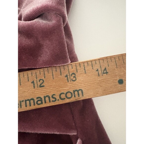 Eliza J Velvet Dress Sz 8 Pink Rose Ruched Sheath Party Cocktail Wedding - Picture 12 of 16